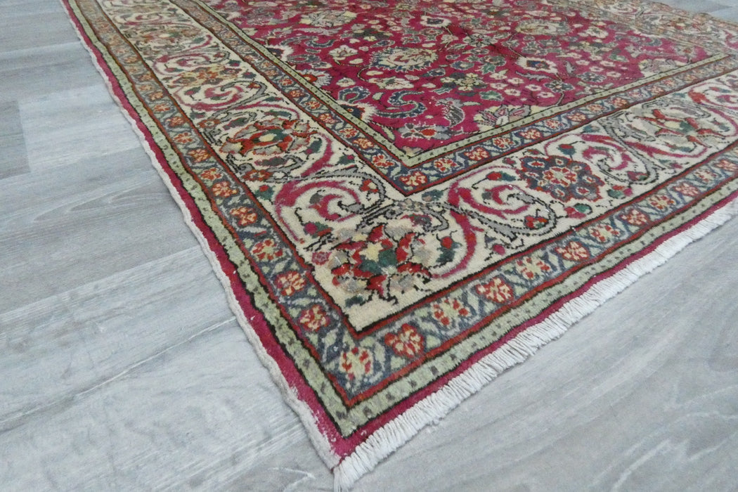 Vintage Handmade Turkish Kayseri Rug 160 x 122cm | Fine Weave Wool Rug | One-of-a-Kind- Rugs Direct 