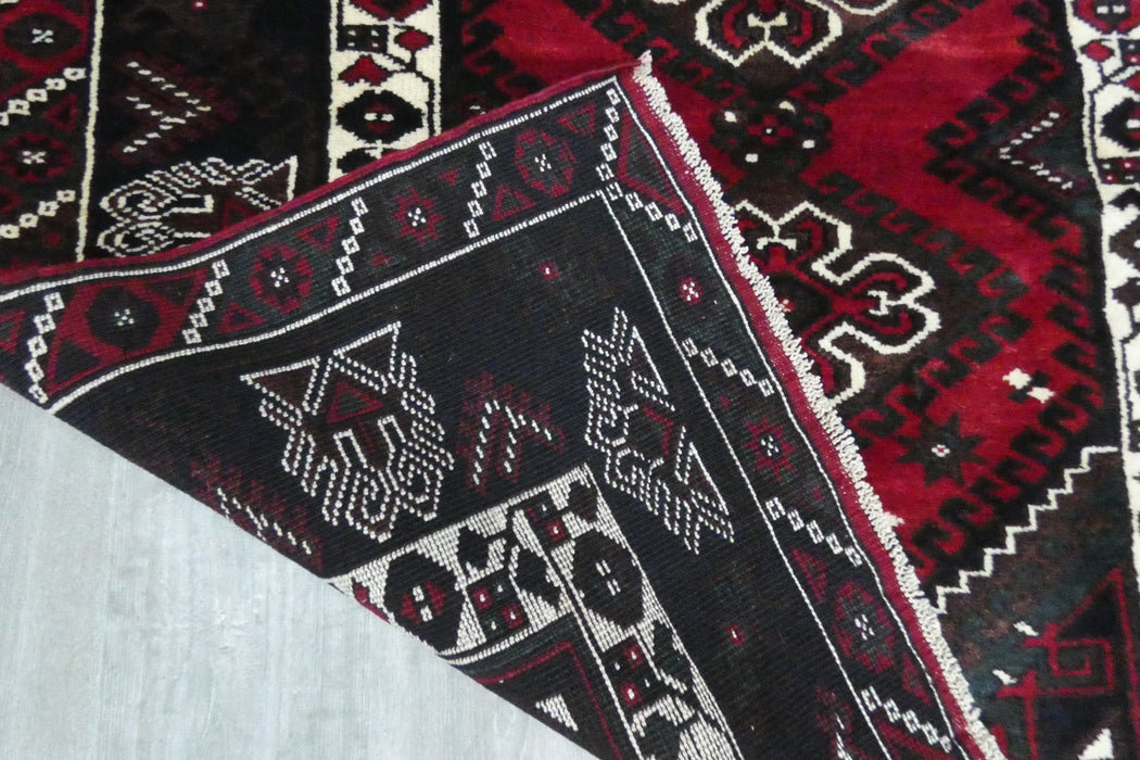 Handmade Turkish Tribal Wool Rug 192 x 135cm | Vintage Anatolian Style Area Rug | One-of-a-Kind- Rugs Direct 