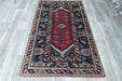 Handmade Turkish Tribal Wool Rug 203 x 130cm | Vintage Anatolian Style Area Rug | One-of-a-Kind- Rugs Direct 