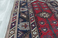 Handmade Turkish Tribal Wool Rug 203 x 130cm | Vintage Anatolian Style Area Rug | One-of-a-Kind- Rugs Direct 