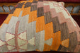 Handmade Turkish Kilim Cushion Cover 60 x 60cm with Insert | Original Anatolian Kilim | Organic Cotton Backing | TK26-C700- Rugs Direct 