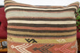 Handmade Turkish Kilim Cushion Cover 60 x 60cm with Insert | Original Anatolian Kilim | Organic Cotton Backing | TK26-C701- Rugs Direct 