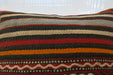 Handmade Turkish Kilim Cushion Cover 60 x 60cm with Insert | Original Anatolian Kilim | Organic Cotton Backing | TK26-C702- Rugs Direct 