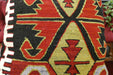 Handmade Turkish Kilim Cushion Cover 60 x 60cm with Insert | Original Anatolian Kilim | Organic Cotton Backing | TK26-C704- Rugs Direct 