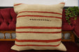 Handmade Turkish Kilim Cushion Cover 60 x 60cm with Insert | Original Anatolian Kilim | Organic Cotton Backing | TK26-C705- Rugs Direct 