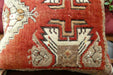 Handmade Turkish Rug Cushion Cover 50 x 45cm with Insert | Original Anatolian Rug | Organic Cotton Backing | TK26-C707- Rugs Direct 