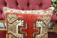 Handmade Turkish Rug Cushion Cover 50 x 40cm with Insert | Original Anatolian Rug | Organic Cotton Backing | TK26-C708- Rugs Direct 