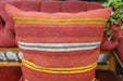 Handmade Turkish Kilim Cushion Cover 50 x 50cm with Insert | Original Anatolian Kilim | Organic Cotton Backing | TK26-C711- Rugs Direct 