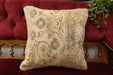 Handmade Turkish Rug Cushion Cover 40 x 40cm with Insert | Original Anatolian Rug | Organic Cotton Backing | TK26-C712- Rugs Direct