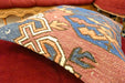 Handmade Turkish Kilim Cushion Cover 40 x 40cm with Insert | Original Anatolian Kilim | Organic Cotton Backing | TK26-C714- Rugs Direct 