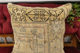 Handmade Turkish Rug Cushion Cover 50 x 50cm with Insert | Original Anatolian Rug | Organic Cotton Backing | TK26-C729- Rugs Direct 