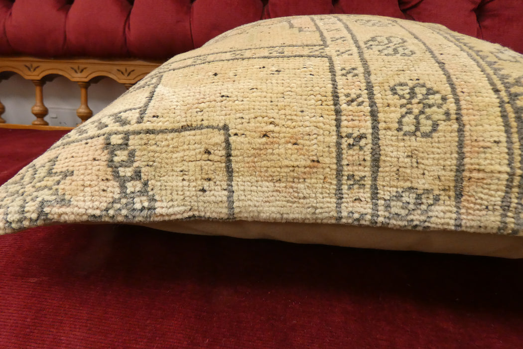 Handmade Turkish Rug Cushion Cover 50 x 50cm with Insert | Original Anatolian Rug | Organic Cotton Backing | TK26-C729- Rugs Direct 