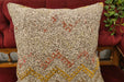 Handmade Turkish Kilim Cushion Cover 50 x 50cm with Insert | Original Anatolian Kilim | Organic Cotton Backing | TK26-C720- Rugs Direct 
