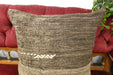 Handmade Turkish Kilim Cushion Cover 50 x 50cm with Insert | Original Anatolian Kilim | Organic Cotton Backing | TK26-C724- Rugs Direct