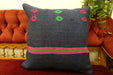 Handmade Turkish Kilim Cushion Cover 50 x 50cm with Insert | Original Anatolian Kilim | Organic Cotton Backing | TK26-C726- Rugs Direct 