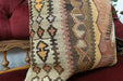 Handmade Turkish Kilim Cushion Cover 50 x 50cm with Insert | Original Anatolian Kilim | Organic Cotton Backing | TK26-C721- Rugs Direct 