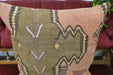 Authentic Handmade Turkish Kilim Cushion 50 x 50cm | Wool Decorative Cushion | Made in Turkey- Rugs Direct 