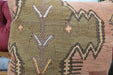 Authentic Handmade Turkish Kilim Cushion 50 x 50cm | Wool Decorative Cushion | Made in Turkey- Rugs Direct 