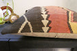 Handmade Turkish Kilim Cushion Cover 70 x 70cm with Insert | Original Anatolian Kilim | Organic Cotton Backing | TK26-C739- Rugs Direct 