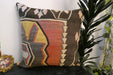 Handmade Turkish Kilim Cushion Cover 70 x 70cm with Insert | Original Anatolian Kilim | Organic Cotton Backing | TK26-C740- Rugs Direct 