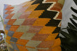 Handmade Turkish Kilim Cushion Cover 70 x 70cm with Insert | Original Anatolian Kilim | Organic Cotton Backing | TK26-C745- Rugs Direct 