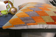 Handmade Turkish Kilim Cushion Cover 70 x 70cm with Insert | Original Anatolian Kilim | Organic Cotton Backing | TK26-C745- Rugs Direct 