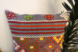 Handmade Turkish Kilim Cushion Cover 70 x 70cm with Insert | Original Anatolian Kilim | Organic Cotton Backing | TK26-C750- Rugs Direct 