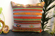 Handmade Turkish Kilim Cushion Cover 70 x 70cm with Insert | Original Anatolian Kilim | Organic Cotton Backing | TK26-C748- Rugs Direct 