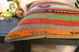 Handmade Turkish Kilim Cushion Cover 70 x 70cm with Insert | Original Anatolian Kilim | Organic Cotton Backing | TK26-C748- Rugs Direct 