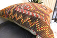 Handmade Turkish Kilim Cushion Cover 70 x 70cm with Insert | Original Anatolian Kilim | Organic Cotton Backing | TK26-C749- Rugs Direct 