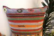 Handmade Turkish Kilim Cushion Cover 70 x 70cm with Insert | Original Anatolian Kilim | Organic Cotton Backing | TK26-C743- Rugs Direct 