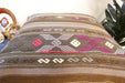 Handmade Turkish Kilim Cushion Cover 70 x 70cm with Insert | Original Anatolian Kilim | Organic Cotton Backing | TK26-C754- Rugs Direct 