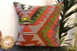Handmade Turkish Kilim Cushion Cover 70 x 70cm with Insert | Original Anatolian Kilim | Organic Cotton Backing | TK26-C737- Rugs Direct 