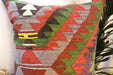Handmade Turkish Kilim Cushion Cover 70 x 70cm with Insert | Original Anatolian Kilim | Organic Cotton Backing | TK26-C737- Rugs Direct 