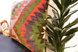 Handmade Turkish Kilim Cushion Cover 70 x 70cm with Insert | Original Anatolian Kilim | Organic Cotton Backing | TK26-C737- Rugs Direct 