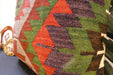 Handmade Turkish Kilim Cushion Cover 70 x 70cm with Insert | Original Anatolian Kilim | Organic Cotton Backing | TK26-C737- Rugs Direct 