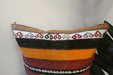 Handmade Turkish Kilim Cushion Cover 40 x 40cm with Insert | Original Anatolian Kilim | Organic Cotton Backing | TK26-C760- Rugs Direct 