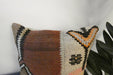 Handmade Turkish Kilim Cushion Cover 40 x 40cm with Insert | Original Anatolian Kilim | Organic Cotton Backing | TK26-C759- Rugs Direct 