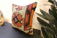 Handmade Turkish Kilim Cushion Cover 40 x 40cm with Insert | Original Anatolian Kilim | Organic Cotton Backing | TK26-C761- Rugs Direct 