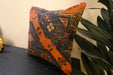 Handmade Turkish Kilim Cushion Cover 40 x 40cm with Insert | Original Anatolian Kilim | Organic Cotton Backing | TK26-C736- Rugs Direct 