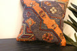 Handmade Turkish Kilim Cushion Cover 40 x 40cm with Insert | Original Anatolian Kilim | Organic Cotton Backing | TK26-C736- Rugs Direct 