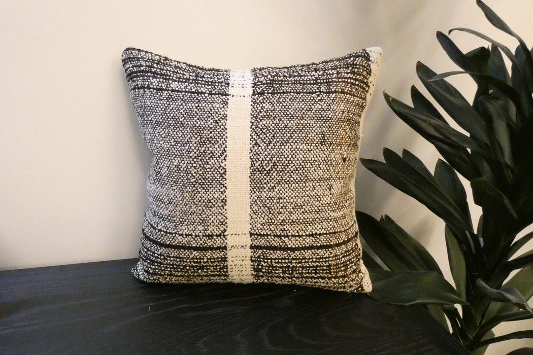 Handmade Turkish Kilim Cushion Cover 40 x 40cm with Insert | Original Anatolian Kilim | Organic Cotton Backing | TK26-C767- Rugs Direct 