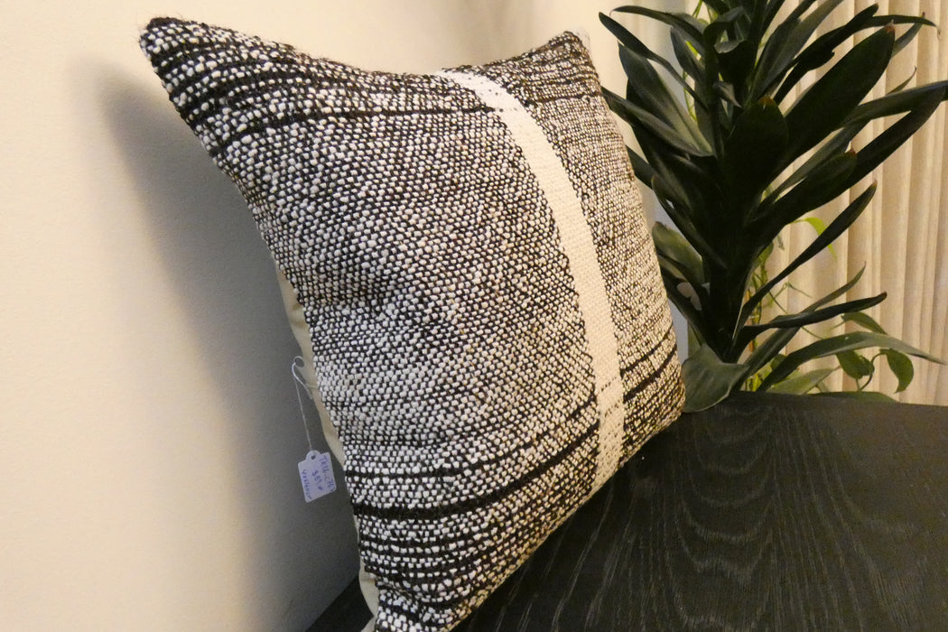 Handmade Turkish Kilim Cushion Cover 40 x 40cm with Insert | Original Anatolian Kilim | Organic Cotton Backing | TK26-C767- Rugs Direct 