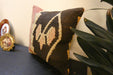 Handmade Turkish Kilim Cushion Cover 40 x 40cm with Insert | Original Anatolian Kilim | Organic Cotton Backing | TK26-C770- Rugs Direct 