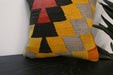 Handmade Turkish Kilim Cushion Cover 40 x 40cm with Insert | Original Anatolian Kilim | Organic Cotton Backing | TK26-C766- Rugs Direct 