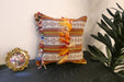 Handmade Turkish Kilim Cushion Cover 40 x 40cm with Insert | Original Anatolian Kilim | Organic Cotton Backing | TK26-C781- Rugs Direct 