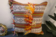 Handmade Turkish Kilim Cushion Cover 40 x 40cm with Insert | Original Anatolian Kilim | Organic Cotton Backing | TK26-C781- Rugs Direct 