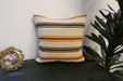 Handmade Turkish Kilim Cushion Cover 40 x 40cm with Insert | Original Anatolian Kilim | Organic Cotton Backing | TK26-C780- Rugs Direct