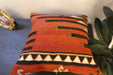 Handmade Turkish Kilim Cushion Cover 40 x 40cm with Insert | Original Anatolian Kilim | Organic Cotton Backing | TK26-C774- Rugs Direct 