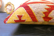 Handmade Turkish Kilim Cushion Cover 40 x 40cm with Insert | Original Anatolian Kilim | Organic Cotton Backing | TK26-C772- Rugs Direct 